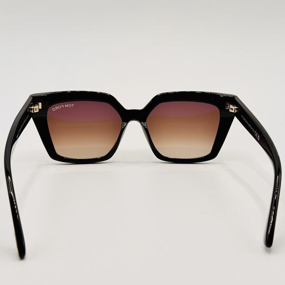 Tom Ford Sunglasses WINONA TF1030 01Z Black Cat Eye Brown Gradient Lens 53mm main image 16